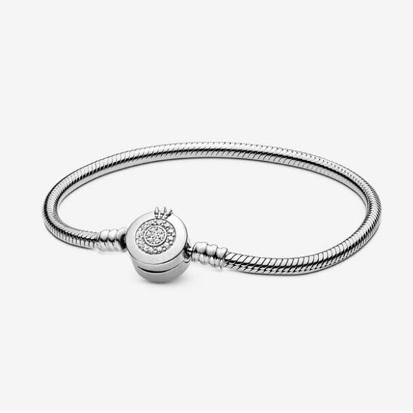 Pulseira Pandora Moments Com Fecho Prata 925