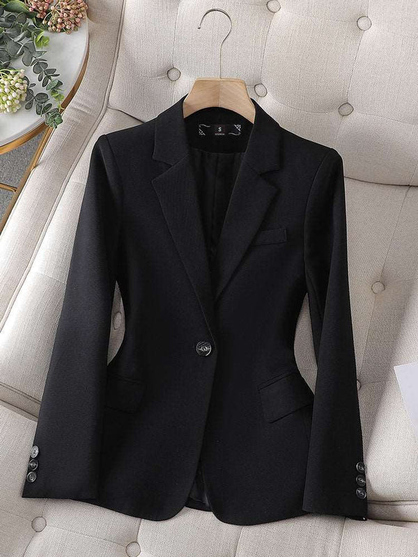 Blazer Feminino Alfaiataria Preto Mariana