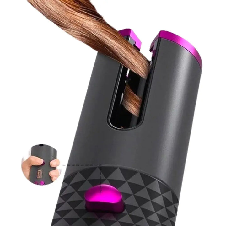Modelador de Cachos Automático Sem Fio Portátil TwistGlam para Cabelos Perfeitos