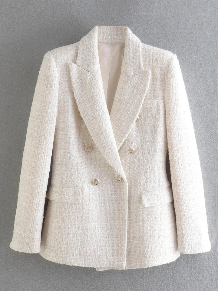 Blazer de Alfaiataria Feminino Acinturado Vintage Olívia - Mariom Fashion