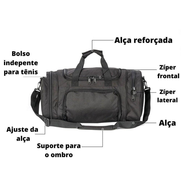 Bolsa Tática Resistente e Impermeável 75L - Mariom Fashion