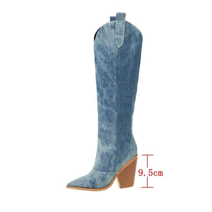 Bota Fashion Denim - Mariom Fashion