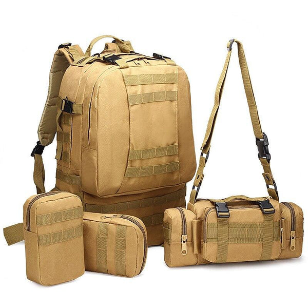 Kit 4 Mochilas Táticas 50L Militar - Mariom Fashion