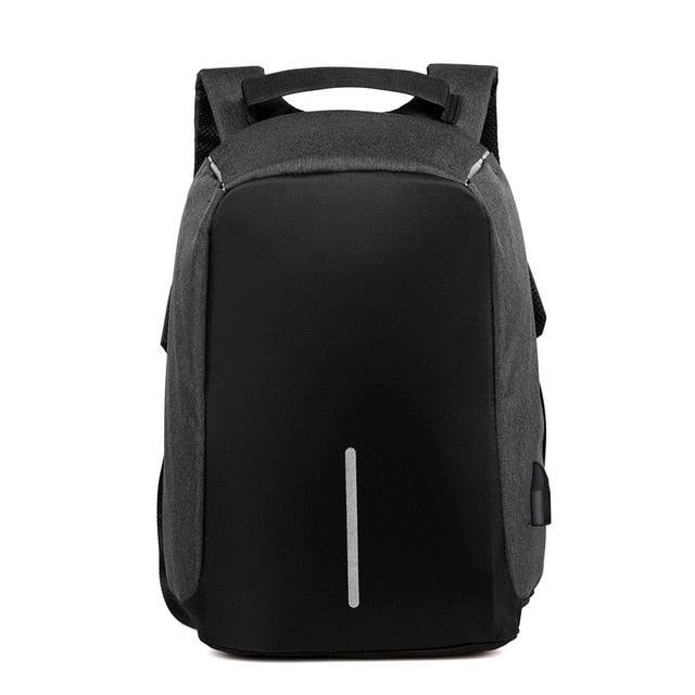 Mochila Antifurto Espaçosa Antifurto com Porta USB - Mariom Fashion