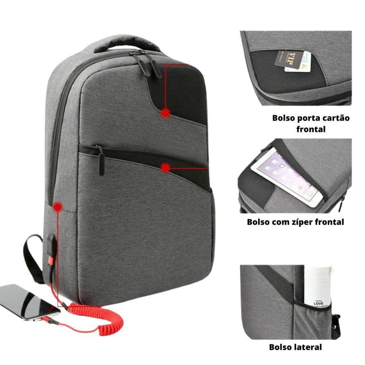 Mochila Básica Casual Negócios e Viagens - Mariom Fashion