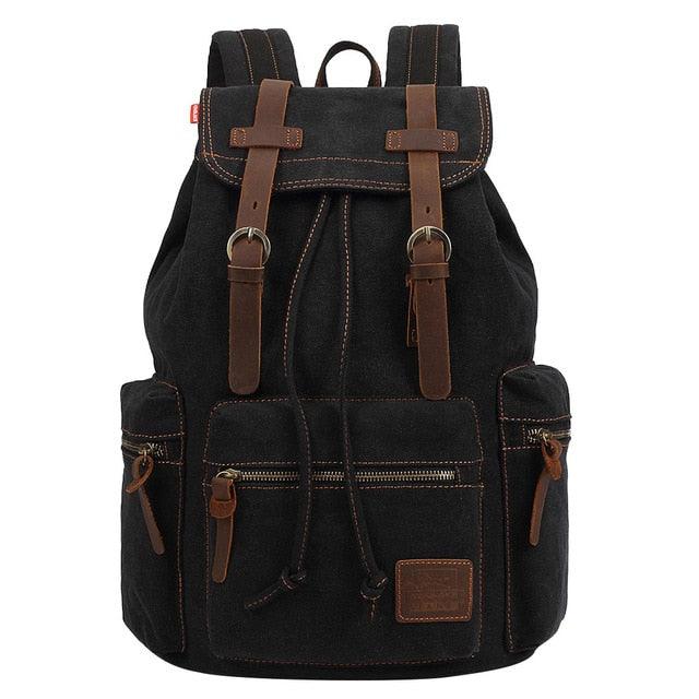 Mochila Canvas Impermeável Espaçosa Unissex - Mariom Fashion