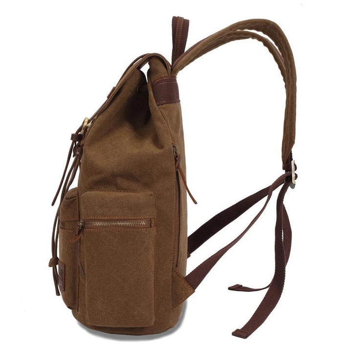 Mochila Canvas Impermeável Espaçosa Unissex - Mariom Fashion