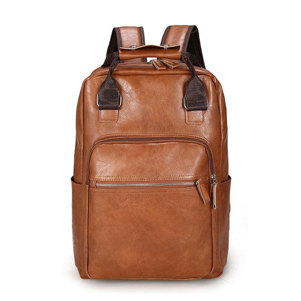 Mochila Couro Casual para Notebook Cadernos - Mariom Fashion