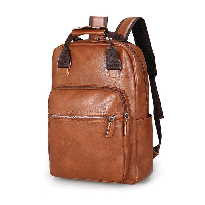 Mochila Couro Casual para Notebook Cadernos - Mariom Fashion