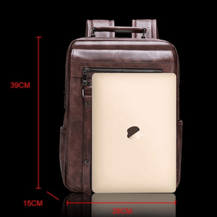 Mochila de Couro Masculina para Dia-a-Dia - Mariom Fashion