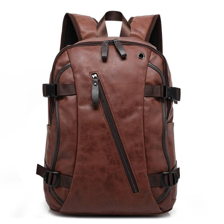 Mochila de Couro Masculina Retrô Clássica - Mariom Fashion