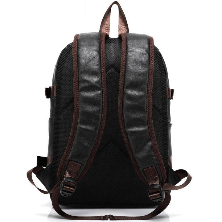 Mochila de Couro Masculina Retrô Clássica - Mariom Fashion