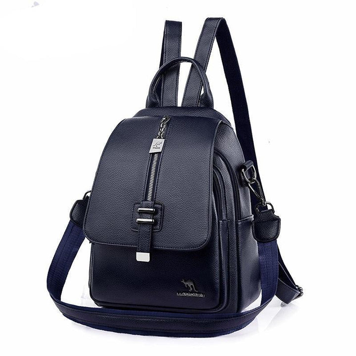 Mochila de Couro Para Mulheres Multi-utilidades - Mariom Fashion