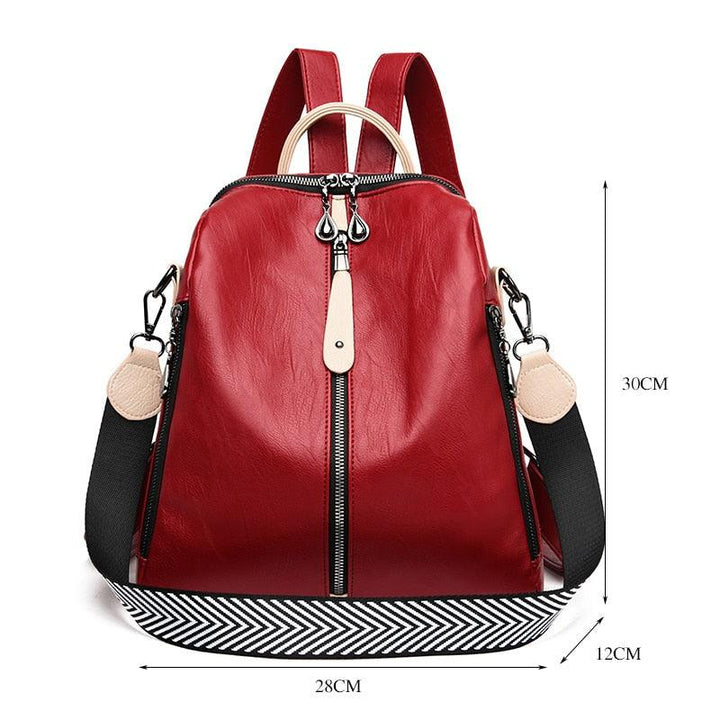 Mochila de Couro ZAYA Feminina - Mariom Fashion