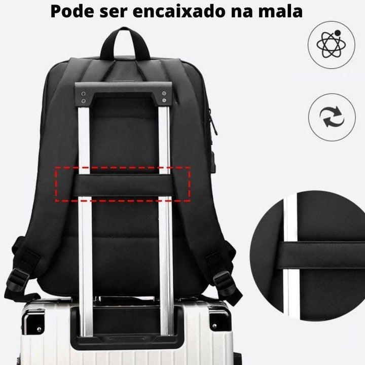 Mochila de Negócios para Notebook Viagens À Prova D'água - Mariom Fashion