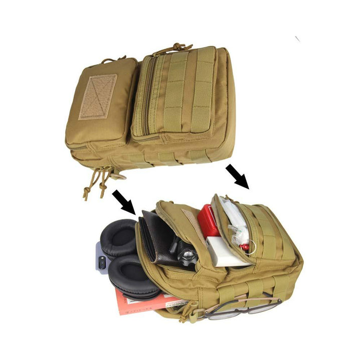 Mochila de Ombro Camuflada Militar - Mariom Fashion