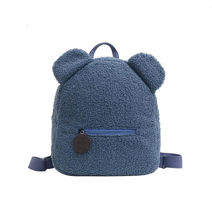 Mochila de Pelúcia Ursinho Orelhinha - Mariom Fashion