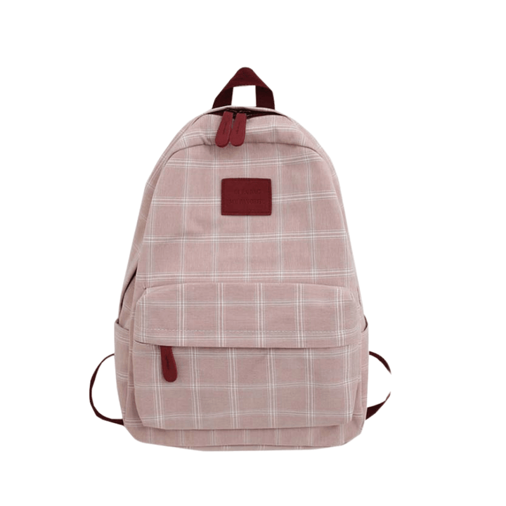 Mochila Feminina Escolar Xadrêz - Mariom Fashion