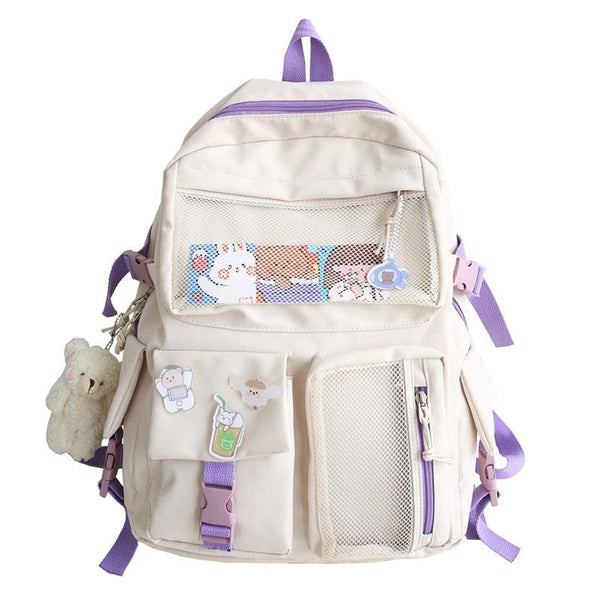 Mochila Infantil Feminina Pelúcia Desenhos - Mariom Fashion