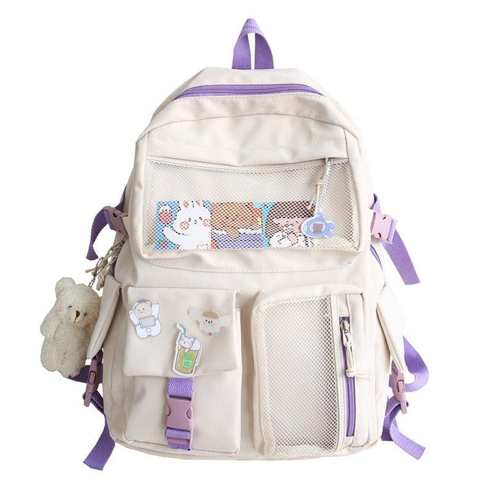 Mochila Infantil Feminina Pelúcia Desenhos - Mariom Fashion