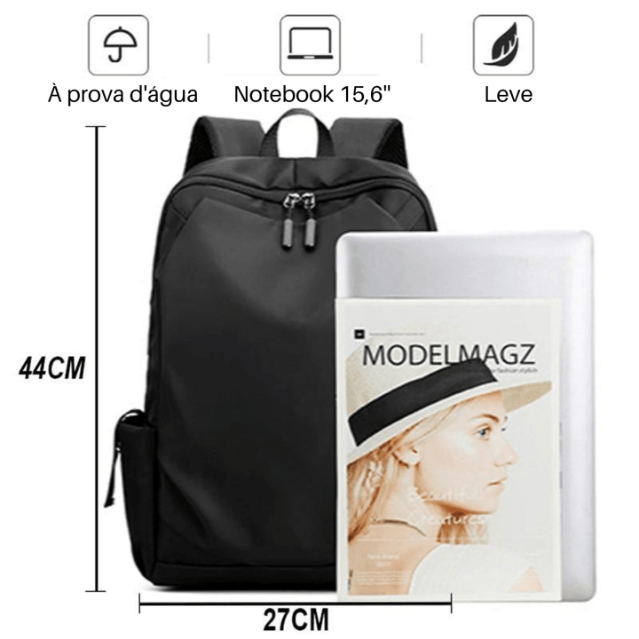 Mochila Masculina com Porta USB Leve - Mariom Fashion