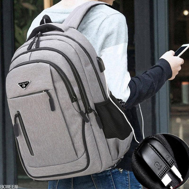 Mochila Masculina Grande com Porta USB e Fone - Mariom Fashion