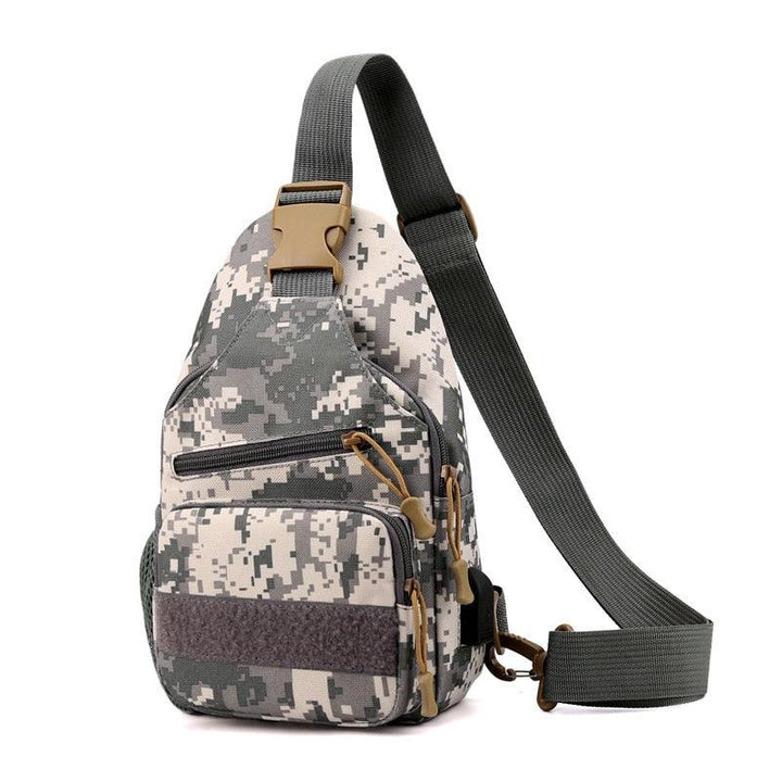 Mochila Tática Pequena USB de Peito Camuflada - Mariom Fashion